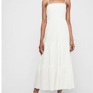 Express Summery Cream Colored Maxi Dress